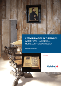 Wer etwas haben will, muss auch etwas geben