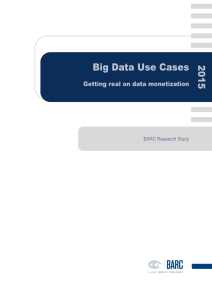 BARC: Big Data Use Cases