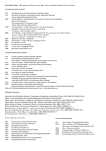 Curriculum Vitae 1966, geboren in Büren zum Hof, Bern. Lebt und