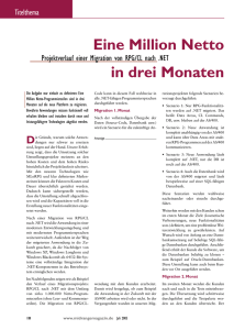 Eine Million Netto in drei Monaten - ML