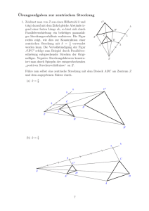 Ubungsaufgaben zur zentrischen Streckung
