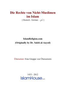 Die Rechte von Nicht-Muslimen im Islam PDF
