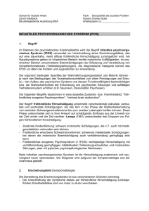 Infantiles psychoorganisches Syndrom (IPOS)