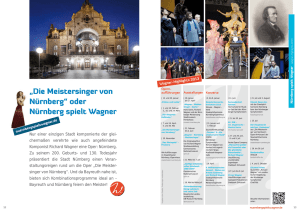„die Meistersinger von Nürnberg“ oder Nürnberg spielt Wagner