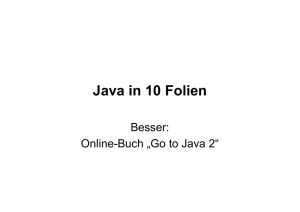 Java Overview