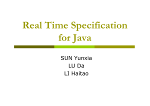 Real Time Specification for Java