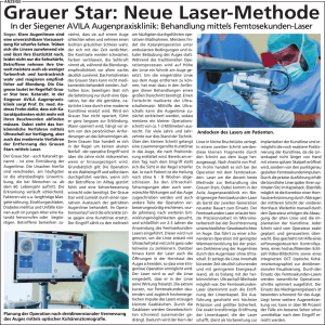 Grauer Star - Avila Augenpraxisklinik