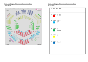 Preis- und Sitzplan Philharmonie Kammermusiksaal 11.12.2016