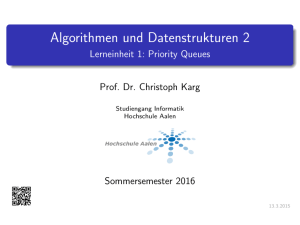 Algorithmen und Datenstrukturen 2