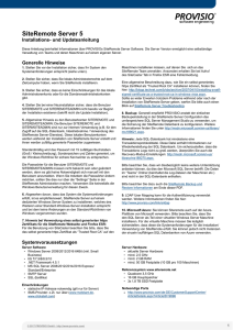 SiteRemote Server 5