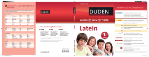 Duden – Wissen - Üben - Testen: Latein 1. Lernjahr