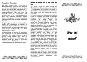 Was ist Islam?