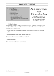 Java Deployment - Joller-Voss