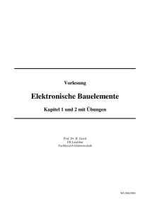 Elektronische Bauelemente