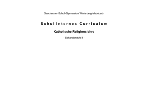 Laden Sie hier das Curriculum für die Sekundarstufe II der