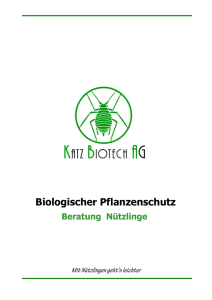 Biologischer Pflanzenschutz