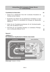 2014-1 Abiturprüfung 2014 Leistungskurs Biologie (Hessen) A1
