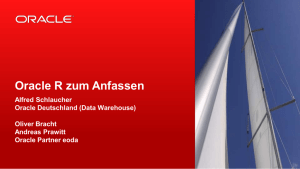 Oracle R zum Anfassen