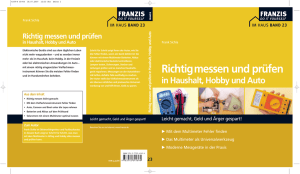 Richtig messen und prüfen in Haushalt, Hobby und Auto