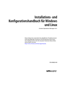 Installations- und Konfigurationshandbuch für Windows und Linux