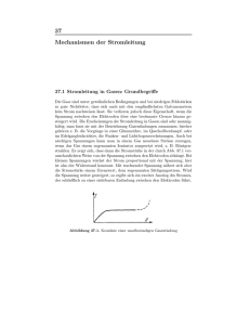 37 Mechanismen der Stromleitung