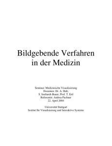 Bildgebende Verfahren in der Medizin