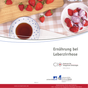 Ernährung bei Leberzirrhose