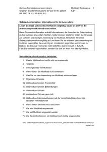 German Translation corresponding to Multiload