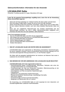 LOCASALEN® Salbe - Carinopharm GmbH