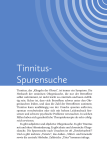 Tinnitus- Spurensuche - Median