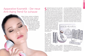 Apparative Kosmetik - Der neue Anti-Aging Trend für - Rex-Kara