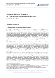 Migration, Religion, Geschlecht - Akademie der Diözese Rottenburg