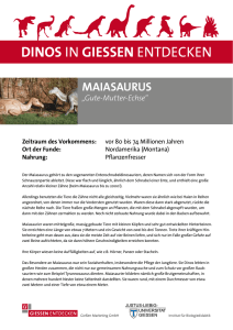Maiasaurus - Dinos