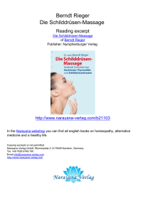 Die Schilddrüsen-Massage - Berndt Rieger