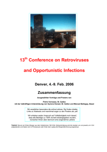 13 Conference on Retroviruses and Opportunistic Infections