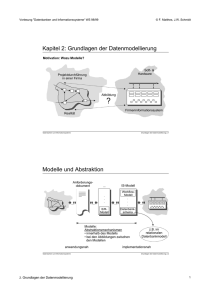 Grundlagen der Datenmodellierung