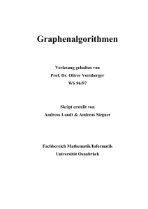 Graphenalgorithmen - Universität Osnabrück