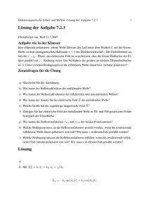 Lösung der Aufgabe 7.2.3 Lösung