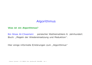 Algorithmus