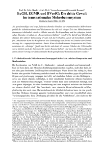 EuGH, EGMR und BVerfG: Die dritte Gewalt im transnationalen