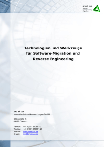 Technologien und Werkzeuge für Software-Migration