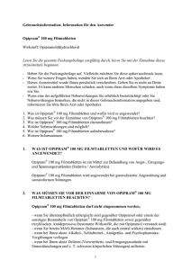 Gebrauchsinformation Opipram 100 mg