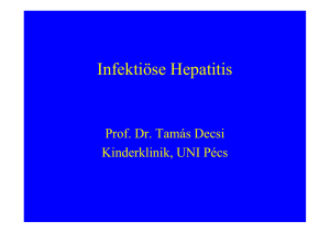 Infektiöse Hepatitis