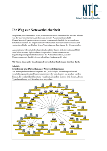 Drei Schritte zur Netzwerksicherheit