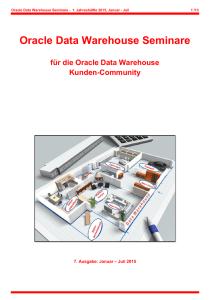 Oracle Data Warehouse Seminare