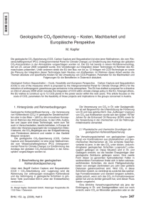 Geologische CO -Speicherung – Kosten