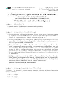 5. ¨Ubungsblatt zu Algorithmen II im WS 2016/2017