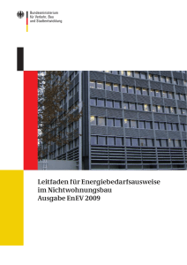 Leitfaden für Energiebedarfsausweise im Nichtwohnungsbau