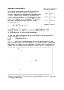 PDF Dokument Komplexe Zahlen