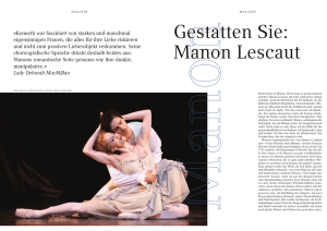 Gestatten Sie: Manon Lescaut. In